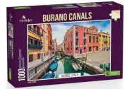 Funbox Puzzle BURANO CANALS VENICE, ITALY 1000 Piece Jigsaw NEW
