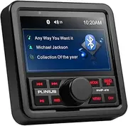 Marine Stereo Audio Systems car 4-inch Display Screen, Built-in Amplifier, Bluetooth, Digital Media MP3 Player, USB Port, AM/FM Radio