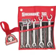 Sidchrome 5-PIECE METRIC FLARE NUT SPANNER SET SCMT21257 Anti-Slip Design