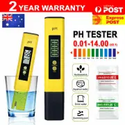 Portable PH Meter Hydroponics Water Tester Pen Aquarium Pool Digital Test Kit