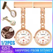 2024 Model Rose Gold Nurse Fob Watch Large Face Nursing Pendant Pocket Watch AU
