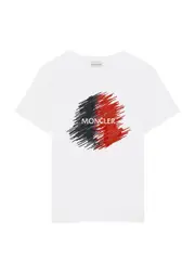 Moncler Kids Logo-print Cotton T-shirt (12-14 Years) - White - 14A (14 Years) 14A (14 years)