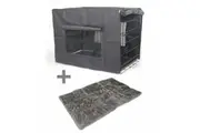 YES4PETS 30' Portable Foldable Dog Cat Rabbit Collapsible Crate Pet Cage with Cover Mat