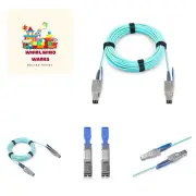 Mini SAS HD SFF-8644 to SFF-8644 AOC Fiber Optic Cable, 12G External Mini SAS...