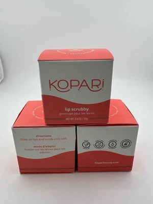 [3 pack] Kopari lip scrubby 6 oz