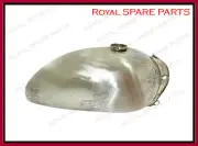 Vintage Royal Enfield Interceptor Raw Steel Petrol Tank