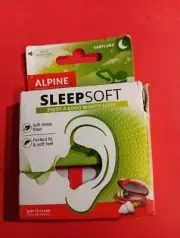 Alpine Hearing Protection SleepSoft Earplugs NIB Free Shipping B57