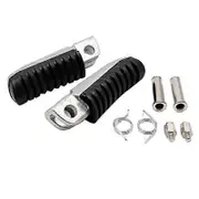 Front Footrests Foot Peg for SFV650 GSR400 GSR600 SV400 SV650 SV1000 GSR750 GSX1300R GSF1250 Black