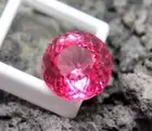 A+ Natural Padparadscha Sapphire Huge Round Cut 40.20 Ct Certified SSG Gemstone