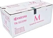 [KYOCERA] 1T02R9BUS0 Model TK-5232M Magenta Toner Cartridge For use with ECOSYS P5021cdn, P5021cdw, M5521cdn and M5521cdw Laser Printers; Up to 2200 Pages Yield at 5% Average Coverage