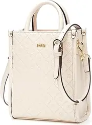 [BOYATU] Leather Tote Bag Woman Purses and Handbags Versatile Shoulder Crossbody bags, White, Small