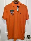 NWT Polo Ralph Lauren Men’s Small Orange Polo Shirt Yacht Club