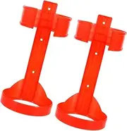 GLEAVI Car Fire Extinguisher Mount Kit Fire Extinguisher Wall Bracket 2pcs Plastic Mounting Holder for Office School Safety