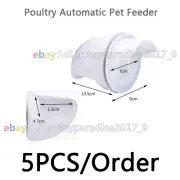 DIY Port Chicken Feeder Poultry Feeder Weatherproof No Waste 5 Port Gravity Feed