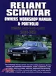 Reliant Scimitar Owners Workshop Manual 1968-1979