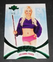 2014 Benchwarmer JULIANNA PRADA Hockey #60 Green Foil Variant/3 PLAYBOY Brazil
