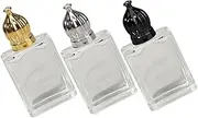 PLAFOPE 3Pcs Refillable Perfume Bottles Stylish Essential Oil Containers Portable Design for Fragrance Storage for Personal Use Salons and Spas