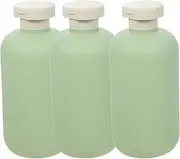 Kichvoe Travel Bottles 300ML Refillable Shampoo Conditioner Bottles Squeeze Bottles with Flip Cap Plastic Travel Bottles for Lotion-3PCS Empty Bottles