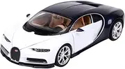 Scale Finished Model Car 1:24 for Bugatti Vision Gt Car Model Metal Alloy Diecast Simulation Metal Car Toy Gift Souvenirs Miniature Replica Car(White)