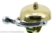 BRASS VINTAGE RETRO Style BICYCLE BELL 4 ROAD BIKES MENS LADIES FIXIES - QUALITY