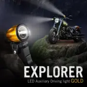 mini LED light spot beam gold 22-25mm fork fits Land Rover Range Rover Evoque