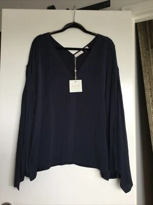 sass and bide Navy Kudasai Top 38/8 New With Tags