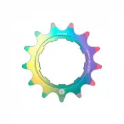 BOX HEX Lab Single Speed Titanium Cog Rainbow