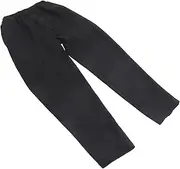 [FUNNETOYU] Breathable Chef Pants for Hot Environments Loose Working Clothes Black for Restaurant Hotel Kitchens Oil Easy to Wash