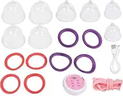 Breasts Massager, Vacuum Cup Strength Adjuster, Large Suction Electric Breasts Massager, Woman Breasts Massager