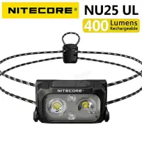 在飛比找Yahoo!奇摩拍賣優惠-Nitecore NU25 UL 400 流明三光源頭燈,支