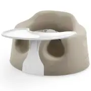 Bumbo Baby Infant Soft Foam Floor Seat with Eating and Play Top Tray Attachment
