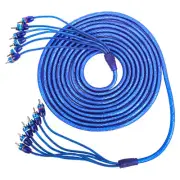 17-Foot 6-Channel Twisted Pair RCA Interconnect Cable for Personal Computer- ...