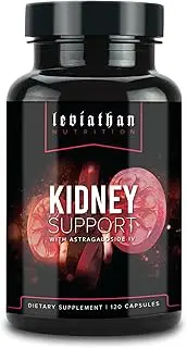 Clinical Strength Kidney & Urinary Tract Support - with Astragaloside, Gingko Biloba, ALA, and Astragin - 120 Caps, 30 Day Supply
