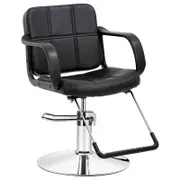 Advwin Swivel Styling Chair Backrest Barber Hair Dresser Chair Hydraulic Lift, 150KG