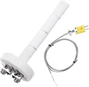 uxcell 4" K Type Ceramic Kiln Furnace Thermocouple Sensor Probe for Muffle Furnace Oven, with 3.3ft Thermocouple Wire, High Temperature 1100°C 3x100mm
