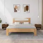 vidaXL Bedside Tables 2 pcs Brown Oak 50x46x50 cm Engineered Wood HEE