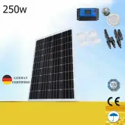250W Mono Fixed Solar Panel Kit 12V 30A Controller Home Caravan Camping Portable