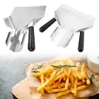 Durable Stainless Steel Chip Scoop French Fries Shovel Non-Slip Serving Scooper