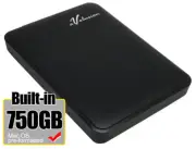 Avolusion 750GB USB 3.0 (MacOS Pre-Formatted) Portable External Hard Drive