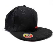 Abarth Official Cap with Flat Visor, Black