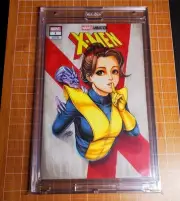 Original Art - Kitty Pryde & Lockheed - Signed And Sketched By Leos With Frame