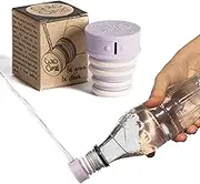 CuloClean Portable Bidet for Toilet, Travel, or Camping. Compatible with Every Bottle. Discreet, Ecological, Mini, Elderly, Sprayer, Bio, Personal, Handheld, Backcountry Bidet (Lilac)