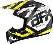AFX FX-17 Attack Helmet Matte Black/Hi Vis Yellow XS