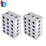 2-3-4 Blocks 23 Holes .0002" Precision 1 Matched Pair Ultra Precision Machinist