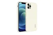 For iPhone 12 Pro Max Case, Liquid Silicone Shockproof Protective Cover, Beige