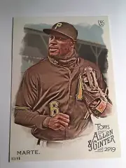 2019 Topps Allen & Ginter Jumbo 5x7 Starling Marte Pirates 239 05/49