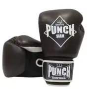 PUNCH Boxing Gloves Siam LEATHER 12OZ CHOCOLATE