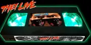 They Live (1988) - Retro VHS Lamp +Remote Control - 80s Sci-Fi Cult Movie