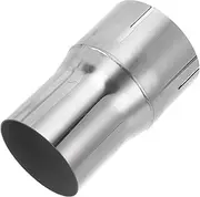 X AUTOHAUX 2.75"OD to 3.15"OD Mandrel Exhaust Bend Elbow Concentric Reducer T304 Stainless Steel Pipe Adapter 5 Inch Length Silver Tone