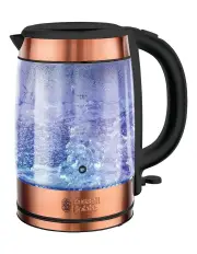Russell Hobbs 1.7L Brooklyn Glass Kettle - Copper RHK172